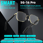 SG16 PRO Wireless for Audio Glasses Music Player Talking Voice Assistant AI Assistant Touch Control IPX-4 Waterproof