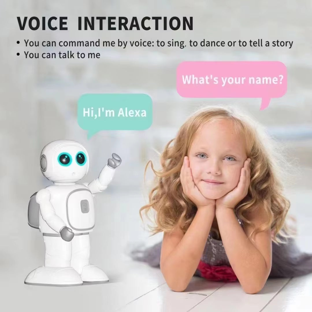 R8 Generic AI Programming Educational Robot - Interactive Voice Commands, Music, Dance, Storytelling, Educational Robot for Kids