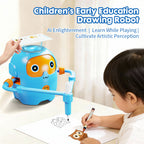 Drawing Robot Interactive Educational Drawing Robot, Magic Painting Robot Toy for Girls and Boys