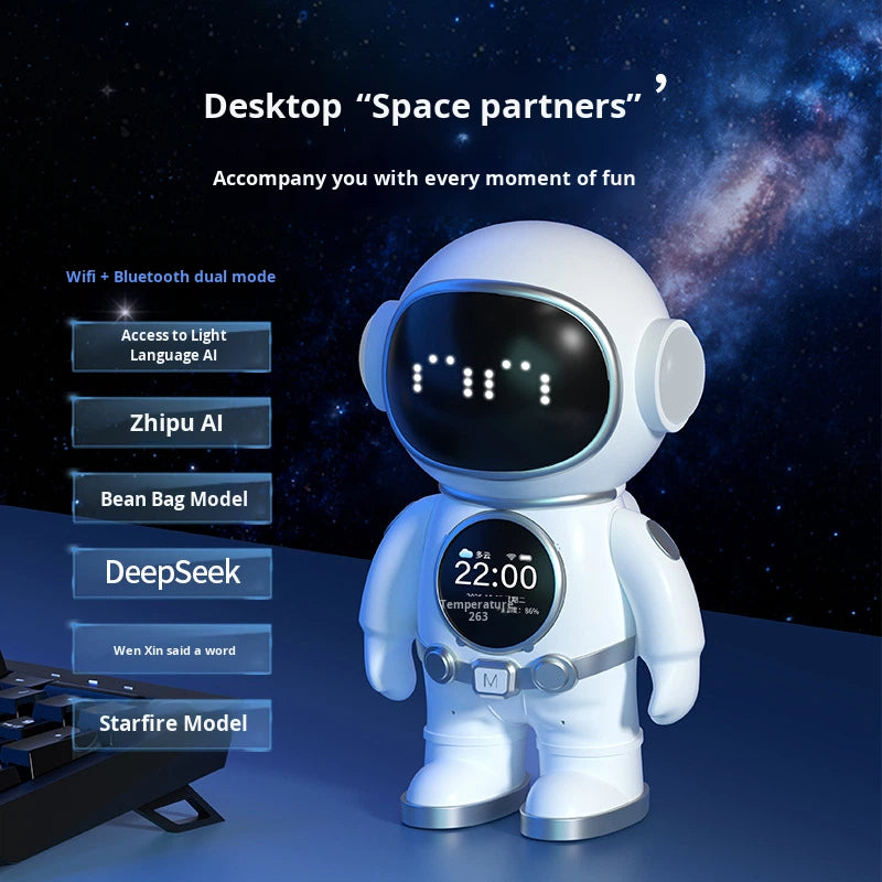 Astronaut AI Robot Toy Tuya APP Educational Robot WiFi Voice Interaction Intelligent Dialogue for 50+ Language