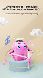 Drawing Robot Interactive Educational Drawing Robot, Magic Painting Robot Toy for Girls and Boys