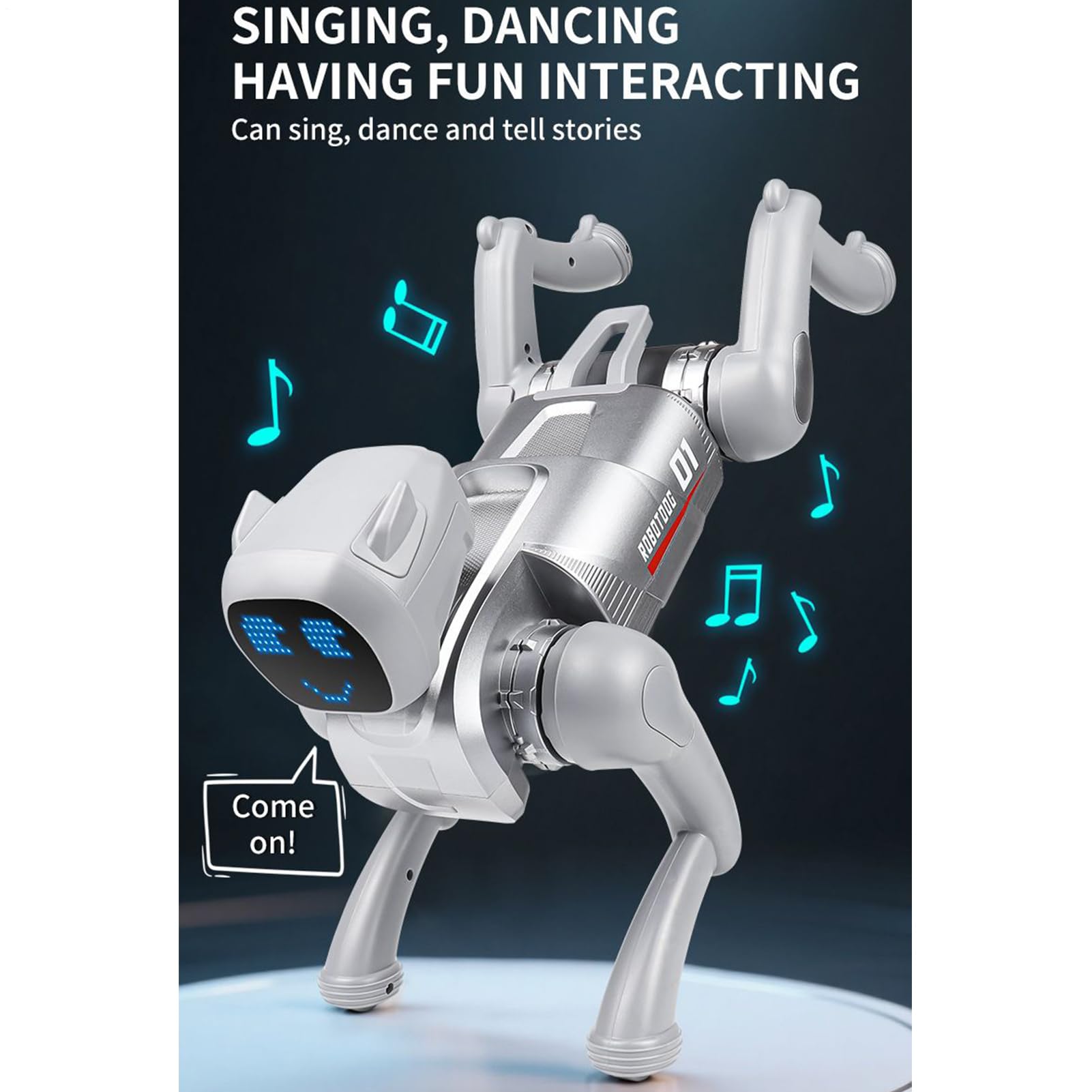 X1 Robot Toy Dog Intelligent Walking & Educational Dog - AR Interaction and Voice Recognition