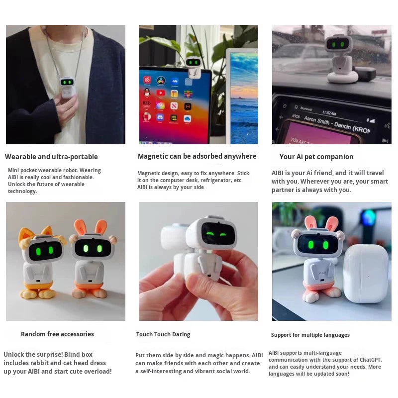AiBi Robot Intelligent Pocket Electronic Pet Desktop Toy