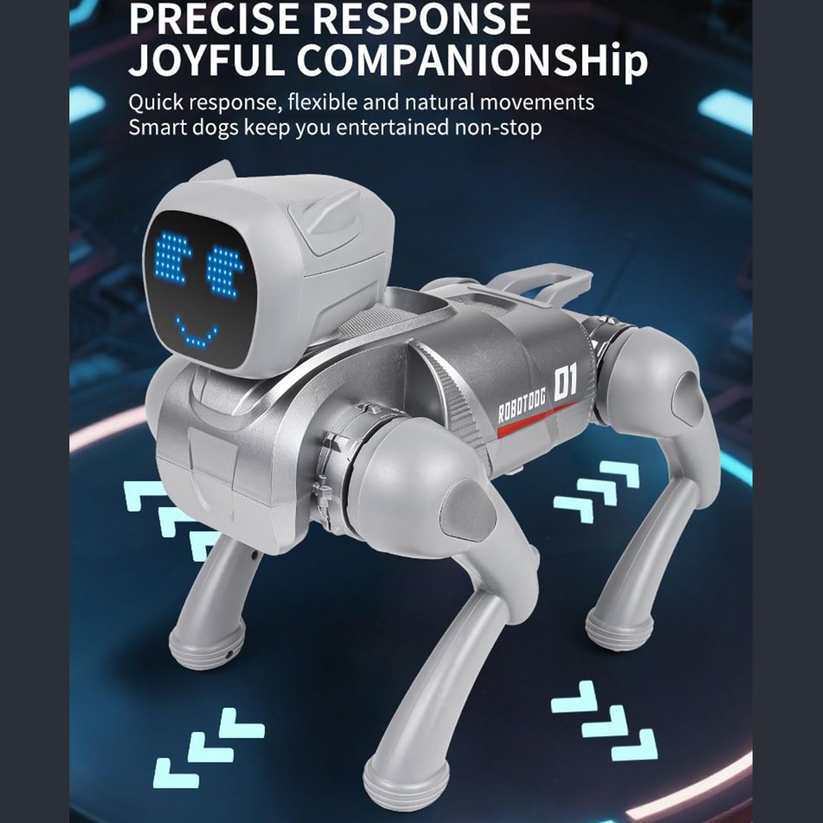 X1 Robot Toy Dog Intelligent Walking & Educational Dog - AR Interaction and Voice Recognition