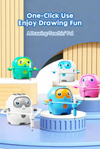 Drawing Robot Interactive Educational Drawing Robot, Magic Painting Robot Toy for Girls and Boys