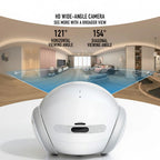 Magic S1 Indoor Security Robot Camera 1080P Portable Pet Camera with App Control Two-Way Audio, Night Vision, Automatic Charging