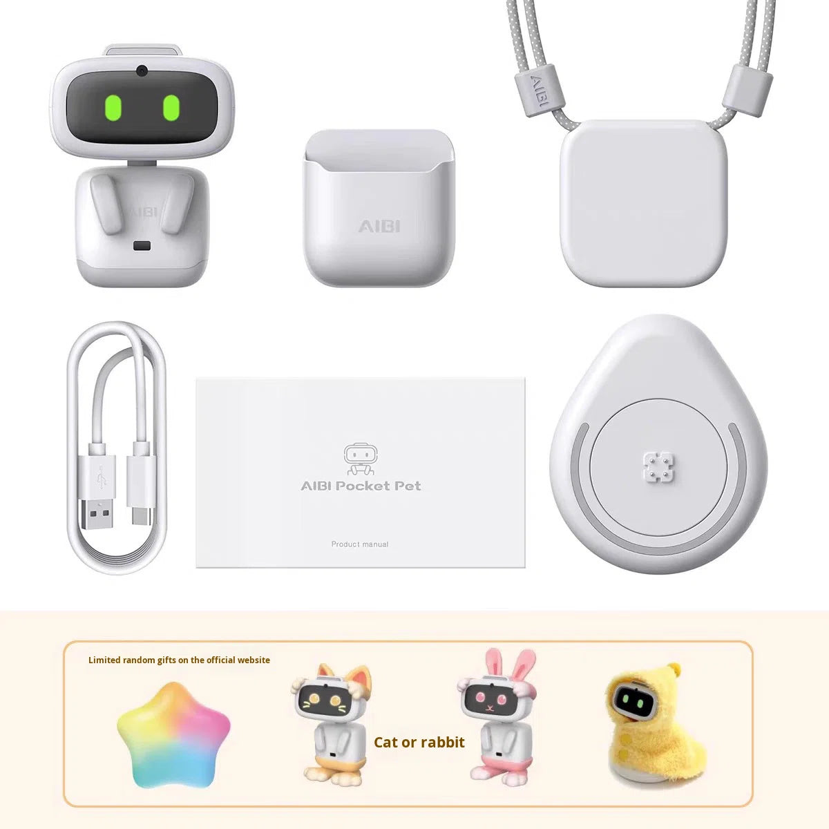 AiBi Robot Intelligent Pocket Electronic Pet Desktop Toy