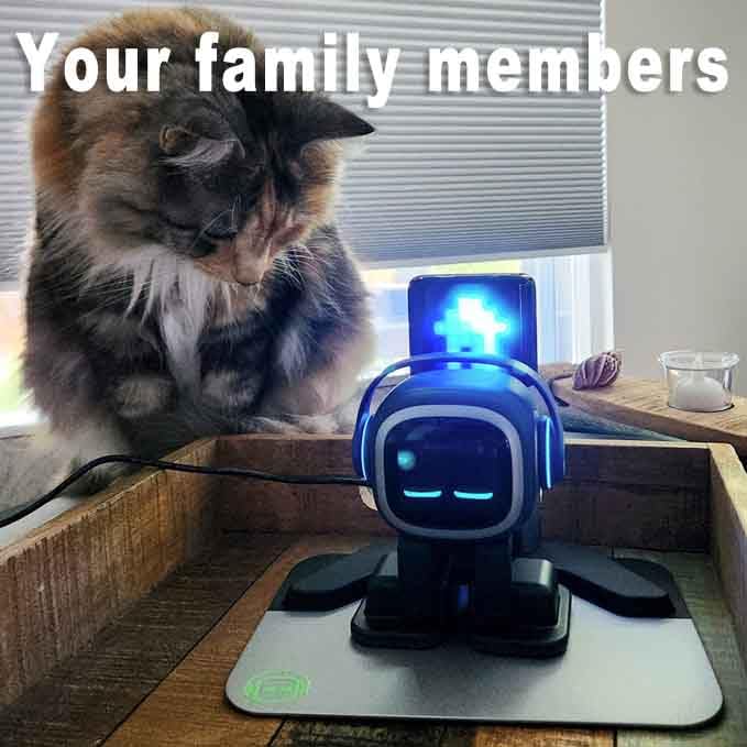 EMO Robot : The Coolest AI Desktop Pet with Personality and Ideas.