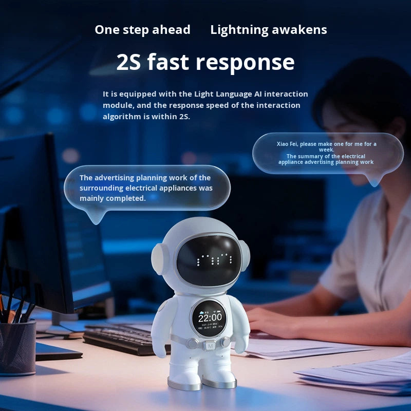 Astronaut AI Robot Toy Tuya APP Educational Robot WiFi Voice Interaction Intelligent Dialogue for 50+ Language