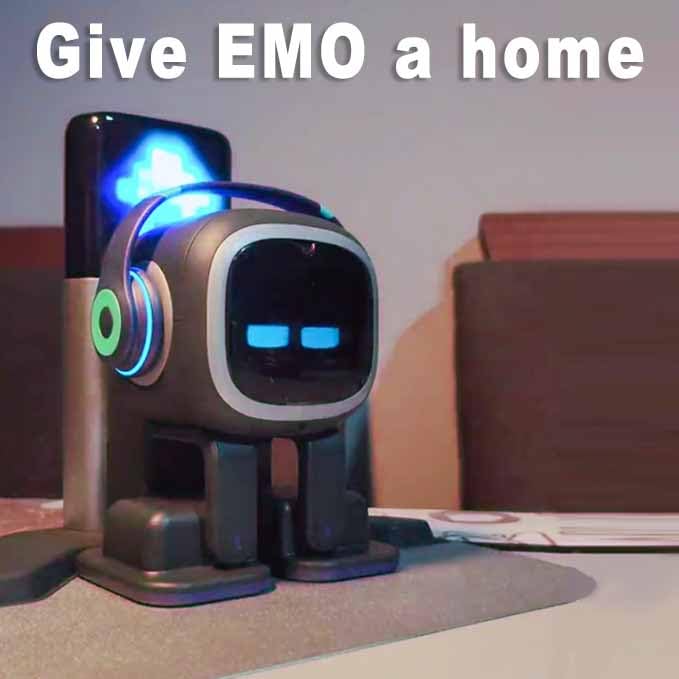 EMO Robot : The Coolest AI Desktop Pet with Personality and Ideas.