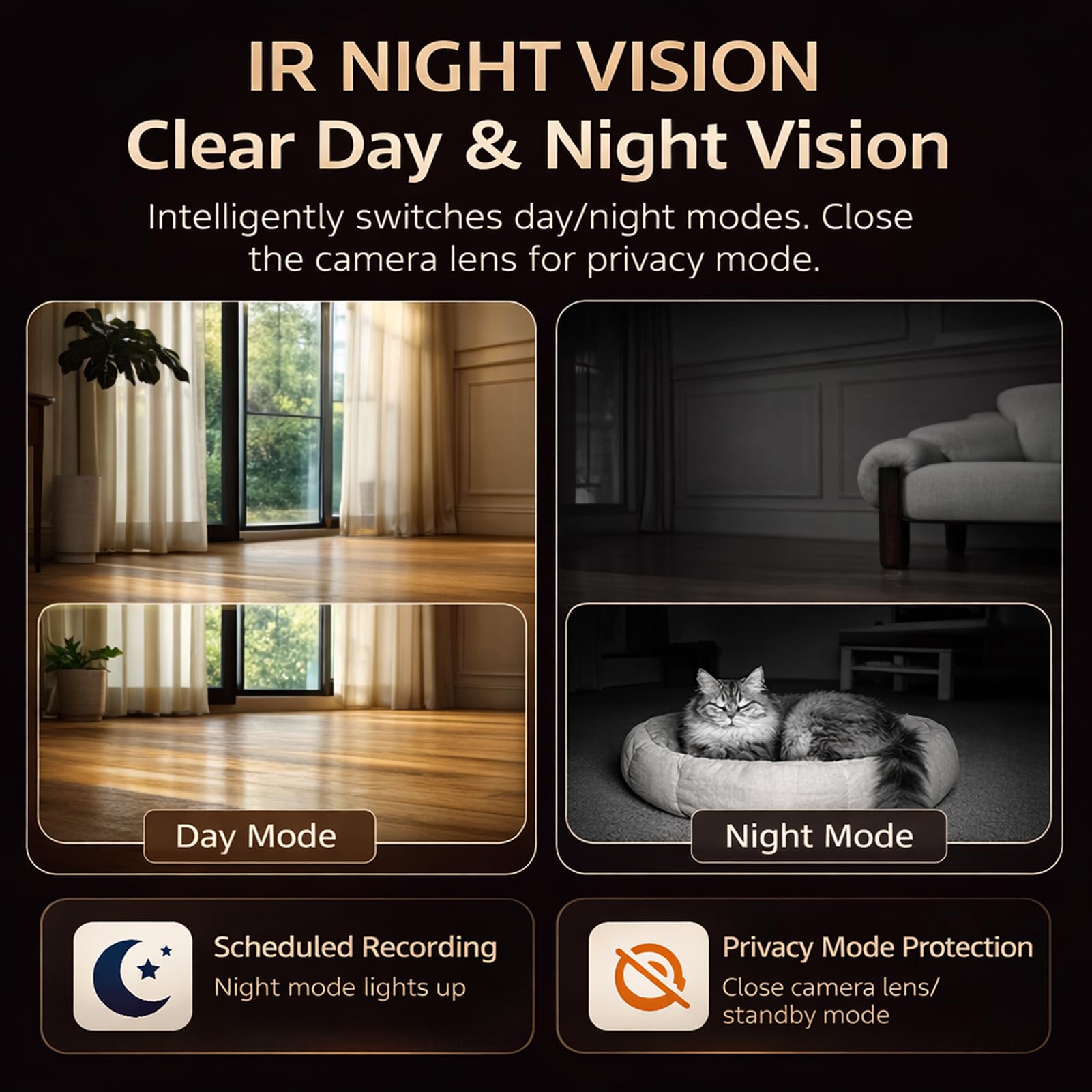 Magic S1 Indoor Security Robot Camera 1080P Portable Pet Camera with App Control Two-Way Audio, Night Vision, Automatic Charging