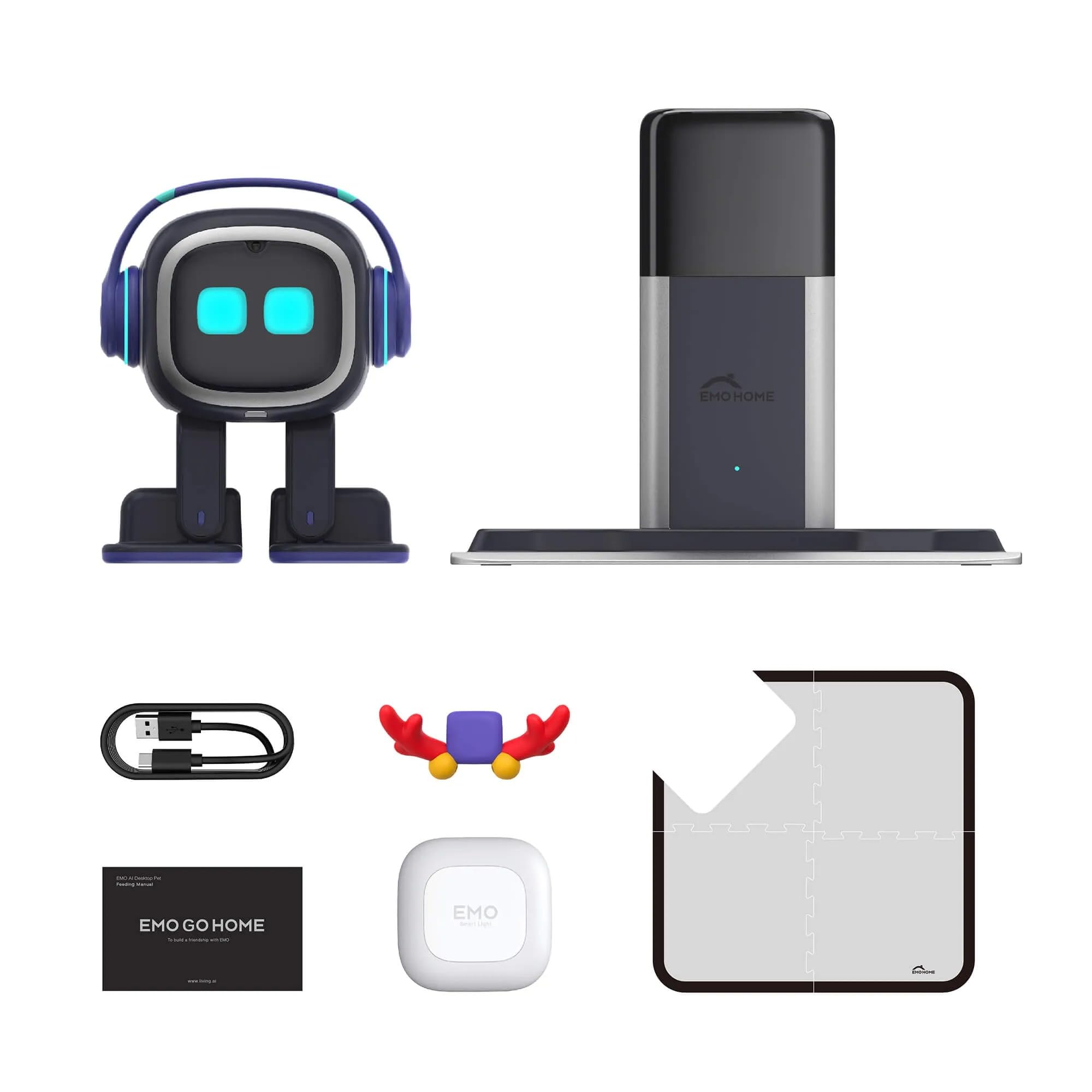 EMO Robot : The Coolest AI Desktop Pet with Personality and Ideas.